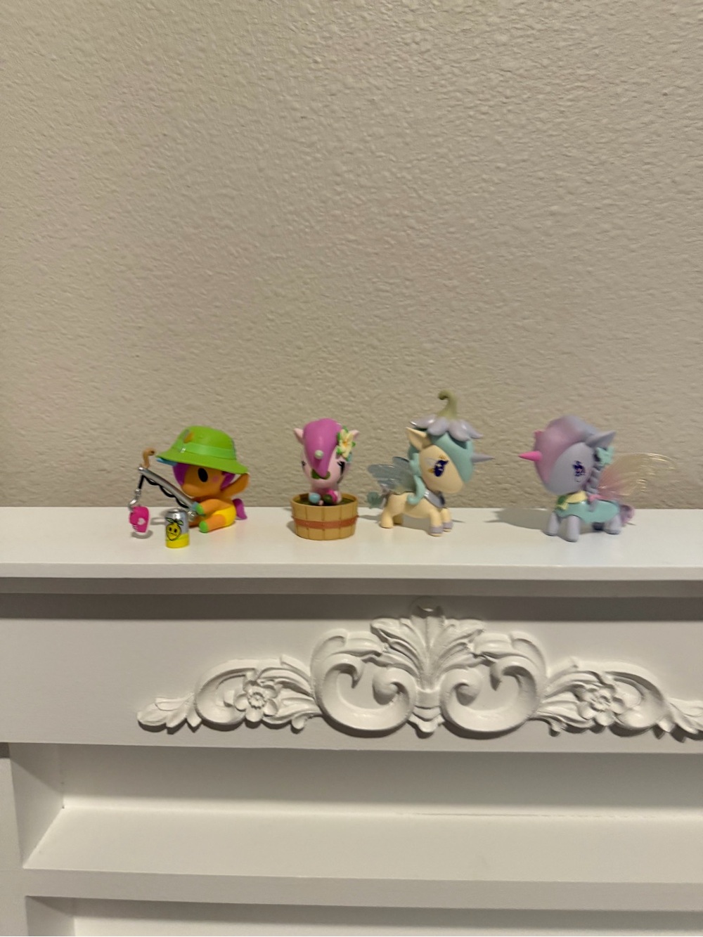 tokidoki Pastel Unicorn & Animal Figure Set - Mint, Lavender, Pink, Yellow